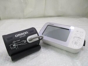 ◎美品 OMRON オムロン 上腕式自動血圧計 デジタル HCR-750AT プレミアム19シリーズ スマホ連動 血圧データ管理 アダプター付 展示品 w6294
