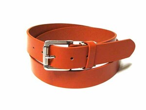  cow leather one sheets leather 32mm width cylinder attaching buckle leather belt Camel * surface PU coating man and woman use free size * outlet *
