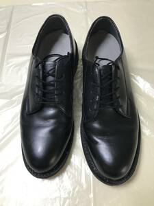 WELLCO社製 オックスフォード サービスシューズ WELLCO-OXFORD-SHOES 1回着用　サイズ9.5 黒　アメリカ軍　アメリカ