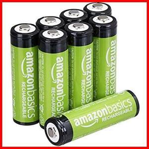 ★スタンダード★ ベーシック 充電池 充電式ニッケル水素電池 単3形8個セット (最小容量2000mAh 約1000回使用可能)