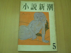 小説新潮　昭和24年5月　　林房雄　石坂洋次郎　内田百聞 永井荷風　 　M