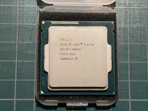 Intel Core i7 - 4770 ＋ メモリ PC3-12800U 4GB 合計8GB!!!! ①
