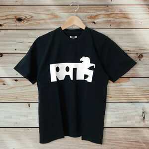 RATS ラッツ Tシャツ S ブラック 長瀬 バイカー アメカジ SENCE