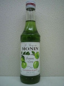 [ミニサイズ] モナン グリーンアップル シロップ 小瓶 250ml　