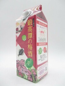 【梅酒】 鍛高譚の梅酒 (たんたかたん) 赤しそ梅酒 カロリーオフ 紙パック 500ml　