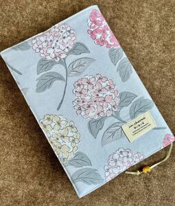 *am* hand made book cover purple . flower / pastel @. stamp / length 22.3.@ thickness adjustment type 