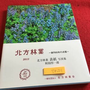 Y28-221 北方林業 創刊65年の点描 2013 北方林業 表紙 写真集 鮫島惇一郎 北方林業会 十勝岳 白樺 石炭列車 駒ヶ岳 石切山 定山渓 など