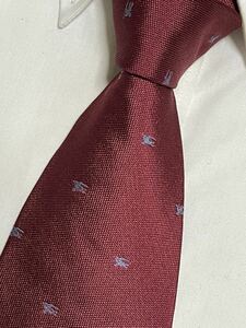  прекрасный товар "BURBERRY" Burberry Logo бренд галстук 206044