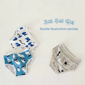 doodleプリントパンツ　下着 男の子