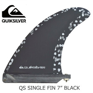 QUIKSILVER クイックシルバー サーフボード センターフィン SINGLE FIN 7' BLACK ボックスフィン サーフィン