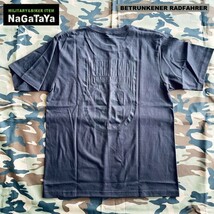 クラブスタイル BETRUNKENER RADFAHRER ベェトォンナ ラドファ BRエンブレム Tシャツ 6,2oz Lサイズ スミクロ×ブラック_画像3