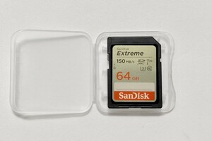 SanDisk Extreme SDXCカード 64GB 150MB/s SDSDXV6-064G-GNCIN 
