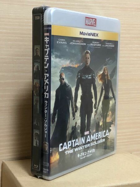 【廃盤・新品】キャプテン・アメリカ/ウィンター・ソルジャーMovieNEXプラス3Dスチールブック:オンライン予約数量限定商品 