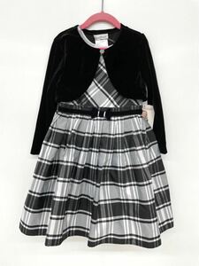 Jona Michellejona Michel girls dress 5 / 5 -years old check bolero attaching . birthday . wedding celebration presentation *