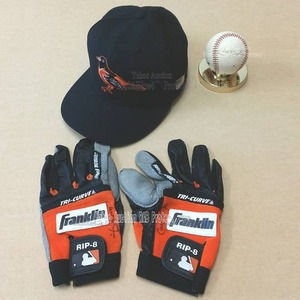 ■【TVオークション録画稼働中】カル・リプケン（Cal Ripken）× 衣笠祥雄（広島カープ）Used・Auto Ball・Cap ・ Batting Glove