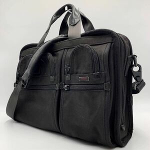 1円〜 TUMI トゥミ 2way ALPHA ショルダーバッグ ビジネスバッグ メンズ 鞄 かばん 書類 ブリーフケース 黒 キャンバス