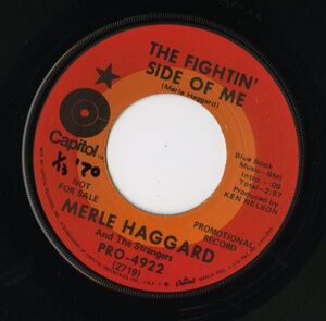 【ロック 7インチ】Merle Haggard - The Fightin' Side Of Me / Every Fool Has A Rainbow [Capitol 2719]