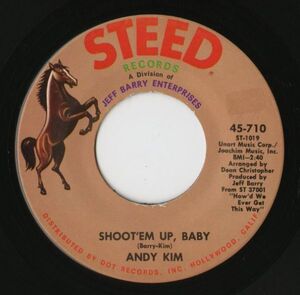 【ロック 7インチ】Andy Kim - Shoot'em Up, Baby / Ordinary Kind Of Girl [Steed Records 45-710]