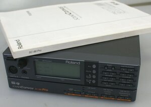 ((一ヵ月保証)) 良品 Roland 「SC-88 PRO」 (ミュージ郎) Sound Canvas 音源モジュール 動作品 説明書付