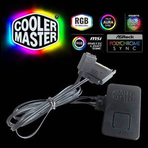 CoolerMaster アドレサブル ARGB コントローラー3ピン5vSATA電源 MasterFan SF240R ARGB 付属品 クーラーマスター Cooler master