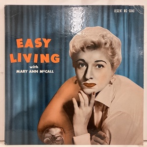 ●即決VOCAL LP Mary Ann McCall / Easy Living jv2665 米オリジナル Dg Rvg Mono メリー・アン・マッコール ZOOT SIMS 