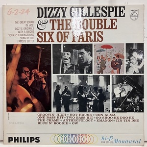 ●即決VOCAL LP Dizzy Gillespie / & Double Six of Paris jv2695 米オリジDg Mono ディジー・ガレスピー ダブル・シックス・オブ・パリ