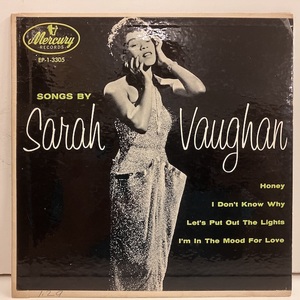 ●即決VOCAL Sarah Vaughan / Songs by ep-1-3305 米オリジナル45/7 サラ・ヴォーン
