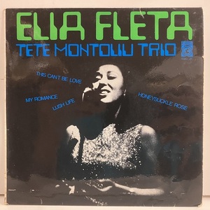 ●即決VOCAL Elia Fleta / Tete Montoliu trio 6043Zc jv2724 スペイン・オリジナル45/7、Mono 4trks エリア・フレータ 