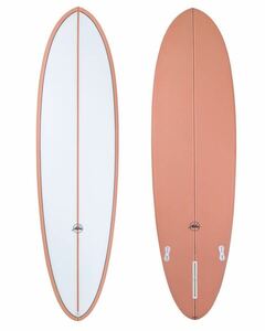 在庫処分スーパーセール！新品！未使用！大特価！今、流行りのミッドレングス　2022 ALOHA FUN DIVISION MID PU CORAL 8’0” 63.16L