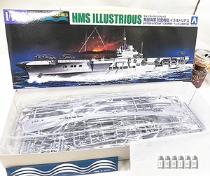 ◇2　ハセガワ【1/700 限定 英国海軍 航空母艦・イラストリアス ベンガジ攻撃作戦】