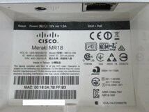 ▲Ω YF 3262 ∞ 保証有 Cisco アクセスポイント【 Meraki MR18-HW 】 PoE給電 通電OK 2台セット・祝10000！取引突破！_画像10