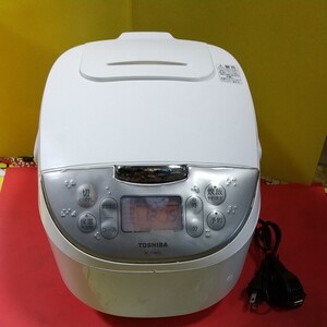 ★ TOSHIBA マイコンジャー炊飯器 RC―10MSL (5.5合炊き) ホワイト 2020年製