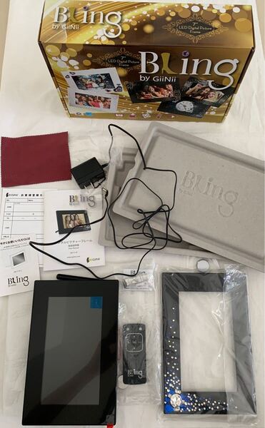 【送料無料】起動確認済 BLing by GiiNii デジタルピクチャーフレーム デジタルフォトフレーム フォトパネル