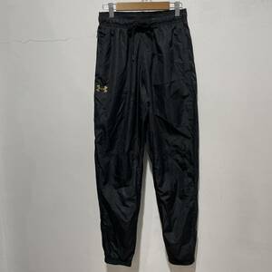 ☆送料無料☆UNDER ARMOUR☆アンダーアーマー☆ナイロンウォーミングパンツ☆SM☆黒☆ｆ22