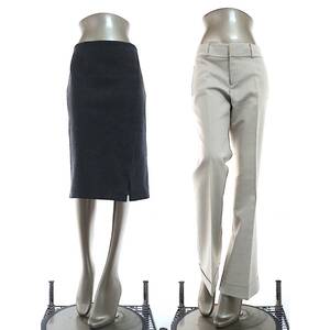  two point and more free shipping! 2A42 BALLSEY Ballsey Banana Republic 2 sheets pants skirt set lady's bottoms gray beige 