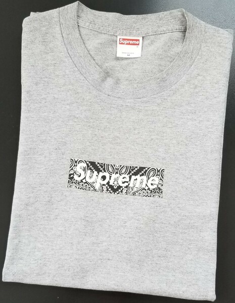 Supreme レア 初期 ペイズリー Box Logo tee　シュプリーム