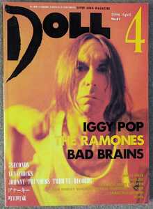 Doll 1994/4★Iggy Pop/The Ramones/Bad Brains/7 Seconds/Lunachicks/Johnny Thunders Tribute Records/アナーキー/町田町蔵