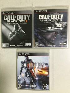 【PS3】CALL OF DUTY GHOSTS / CALL OF DUTY BLACK OPS II / BATTLEFIELD 4 p