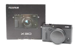 【新品未使用品】FUJIFILM X30 BLACK NOIR 富士フィルム X30 黒 並行輸入品