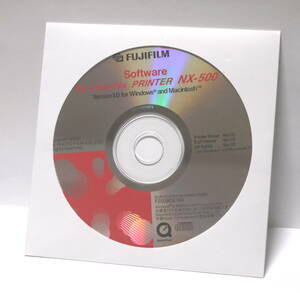未使用品 FUJIFILM NX-500 デジタルフォトプリンター用　ソフトウェア　Ver.1.0　マニュアル付