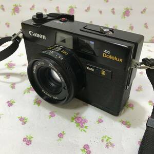小型カメラ　キャノン　CANON A35 Datelux　40mm f2・8 ブラック　 現状