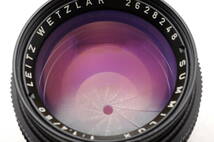 シリアル一致 LEITZ WETZLAR SUMMILUX 50mm f1.4 ライカ LEICA Germany Mマウント MF 一眼カメラレンズ 箱 サービスカード 他付属 管L1032_画像5