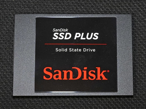 SanDisk SSD PLUS 1TB SDSSDA-1T00 2.5inch SATA6G 動作確認済み 使用時間少ない