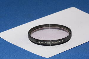 Canon SKYLIGHT 1x 52mm (B223)　定形外郵便１２０円～