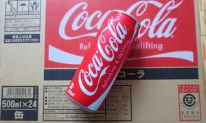 コカコーラ500ml缶×24本 切手可 お買い得品