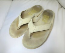  ISLAND SLIPPER アイランドスリッパ ★ スウェード レザー サンダル US 9 27ｃｍ　サンドベージュ ハワイ ビーサン_画像1