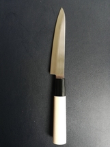 日本製　和包丁　ペティナイフ　刃渡り120ｍｍ全長235ｍｍ　登録　御料理包丁_画像7