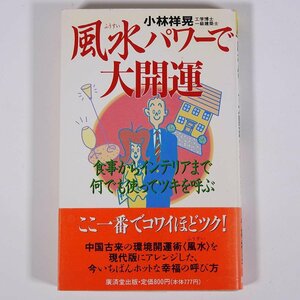 風水パワーで大開運 小林祥晃 廣済堂出版 1994 新書サイズ 風水 運勢 開運