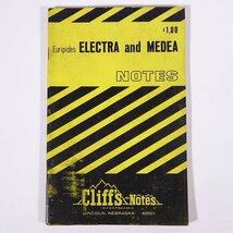 【英語洋書】 ELECTRA and MEDEA エレクトラ メデイア 解説書 エウリピデス Cliff’s Notes 1965 小冊子 文学研究 文芸_画像1