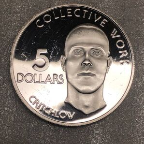 ガイアナ 5ドル プルーフ大型銀貨 1978年 激レア